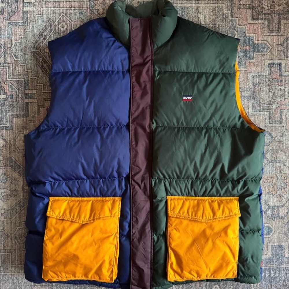 Levi’s Colorblock Puffer Vest XL